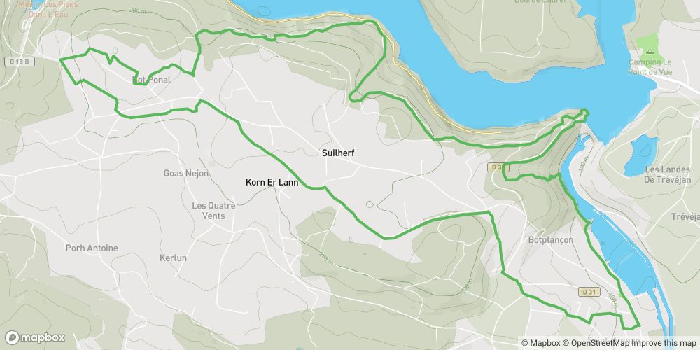 Circuit du barrage de Guerlédan