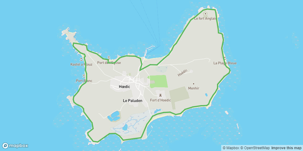 Île d'Hoëdic - Tour de l'île