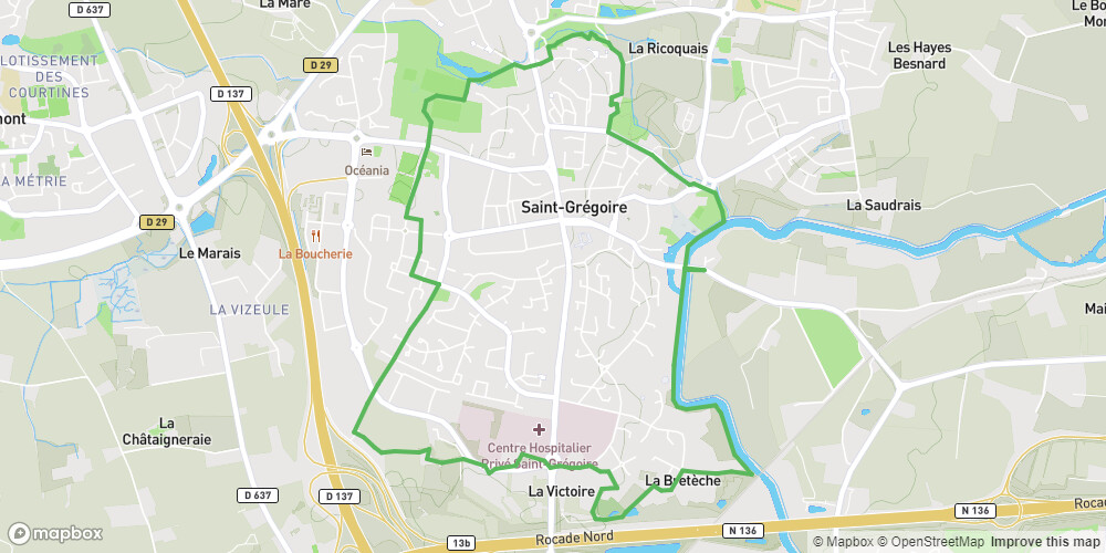 Saint-Grégoire : Circuit de la Boutière
