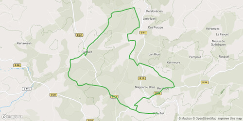 Circuit vélo Calanhel, Lohuec